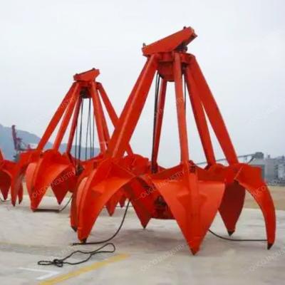 China 12 CBM Polyp Hydraulic Grab Bucket Electro Wear Resistant for sale