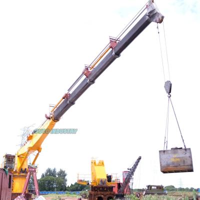 China Telescopic Boom Hydraulic Marine Cranes Shipboard Offshore 5T 15M 10m / Min for sale