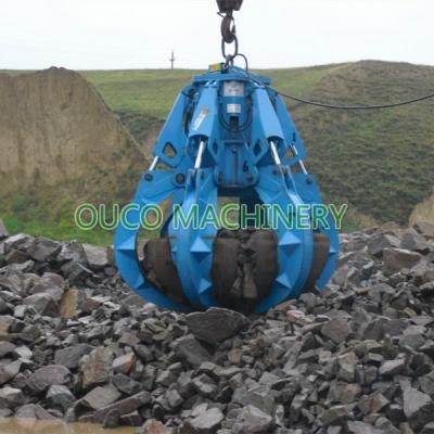 China 6 CBM Orange Peel Metal Electro Scrap Yard Grabber for sale