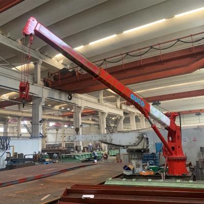 Cina Marine Deck Telescopic Boom 8M Offshore Pedestal Crane in vendita