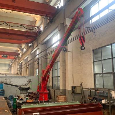 Cina 1.5T caricamento elettrico 6M Offshore Pedestal Crane in vendita