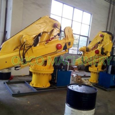 China Hydraulisches 1.5T 10M Telescopic Boom Marine Gantry Crane zu verkaufen