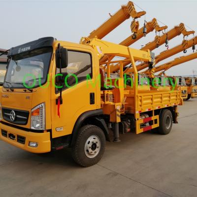 Cina 6t diritto asta 12m Lorry Mounted Crane telescopico in vendita