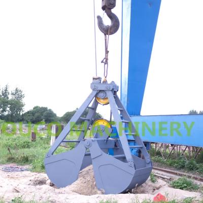 China Duurzame Clamshell Mechanisch Crane Grab Bucket Te koop