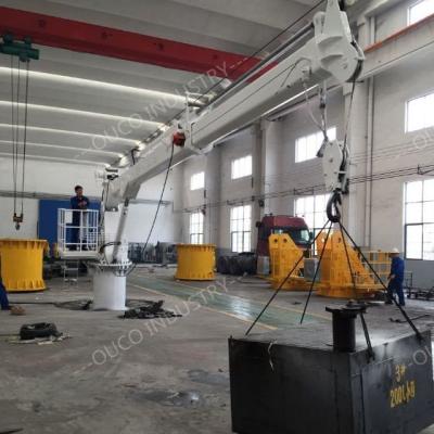 China Guindaste móvel telescópico 10m 2 Ton Overhead Cranes do crescimento reto de CCS à venda