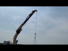 360° rotation telescopic knuckle boom crane 1.5T8M