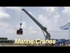 20t 17m unic stiff boom marine hydraulic crane robust lifting capacity