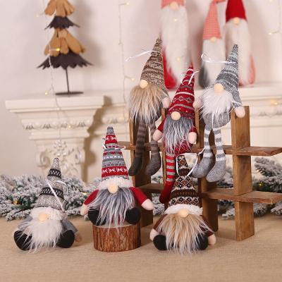 China Eco-friendly Christmas Decorations For Home Pendants Christmas Tree Ornaments Hanging Doll Craft Decor Supplier Kids Gift for sale