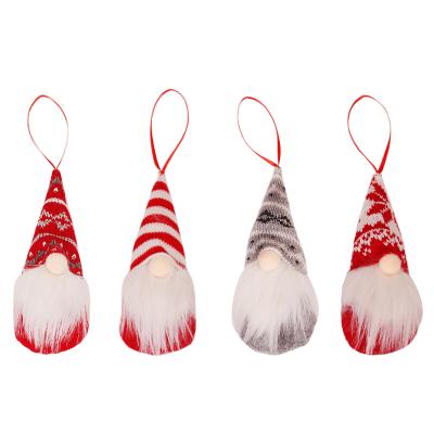 China Eco-Friendly Santa Faceless Doll Christmas Decorations For Home Gifts Happy New Year Christmas Ornament Merry Christmas Hanging Doll for sale