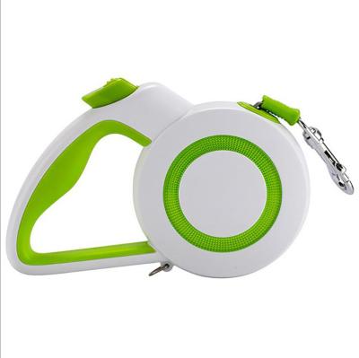 China Automatic Retractable Reflective Light Rope Ring Night Walking Running Pet Reflective Leash Traction Leads Train 3/5M Walk Dog Leash for sale