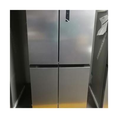 China THERMOELECTRIC 4 Door Raw Material Glass Cafe Or Brown Color CB Certificate Cross Four Doors Fridge for sale