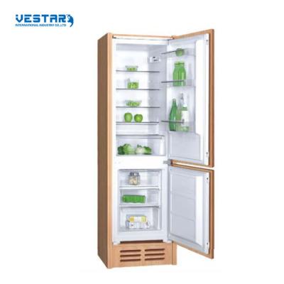 China COMPRESSOR Vestar New Built In Style French Door Refrigerator With High Quality Compressor for sale