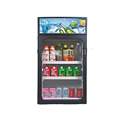 China THERMOELECTRIC Commercial Mini Fridge Glass Door For Showcase To Singapore With CE, RoHS, ETL Certificate for sale