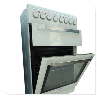 China Easy Clean Free Standing 4 Burner Gas Cooker With Double Oven for sale