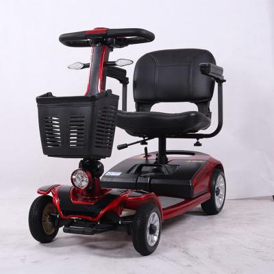 China Mobility X-01 4 Wheel Steel Portable Electric Disabled Scooter 250W CE Approved Lead Acid Battery for sale