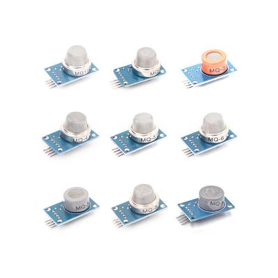 China 9pcs/lot Other Gas Sensor MQ-2 MQ-3 MQ-4 MQ-5 MQ-6 MQ-7 MQ-8 MQ-9 MQ-135 Sensor Kit Module for sale