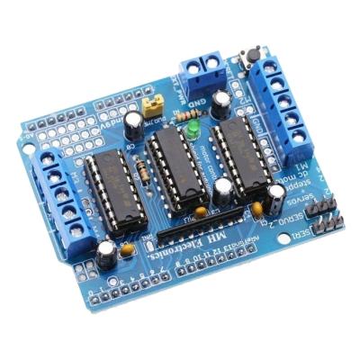 China DIY Lonten 1pcs L293D Dual Motor Drive Shield for Ard Duemilanove, Motor Drive Expansion Board for sale