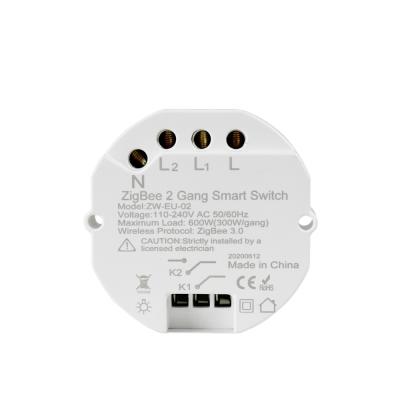 China Zigbee 3.0 Light Switch DIY Breaker Module SmartThings Tuya Control Alexa Google Home 2 Smart Way ZIGBEE for sale