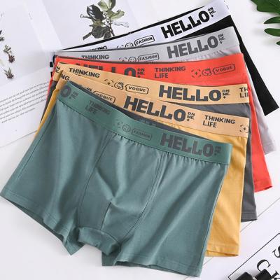 China Ladymate Men's Breathable Panties ODM/OEM Calzoncillos boxer de algodon shorts soft comfortable cotton boxer underwear underpant boxer for sale