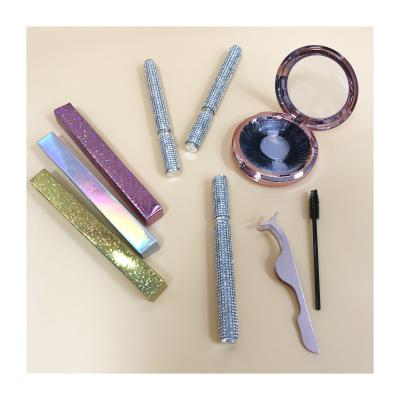 China Long Natural Magnetic Eyelash Liner 3d Pen Mink Whips 25mm Glue Siberian Eyelash Glue Pen With Your Brand Logo for sale