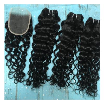 China Wholesale Cuticle Curly Aligned Hair For Hair Extension Virgin Hair Bundle Vendors Wig Frontal Closure for sale