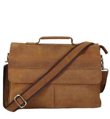 China Hot sale new arrival business laptop briefcase bag man sling bag men's laptop genuine leather briefcase for sale