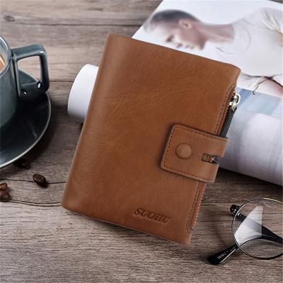 China SUOHU Wholesale RFID Mens Luxury Wallet Custom Wallet Rfid Blocking Man Wallet Leather for sale