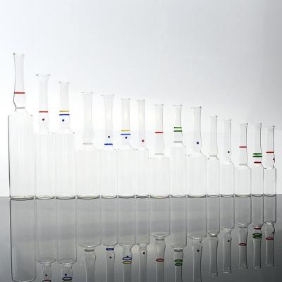 China 3ml 5ml 10ml Medicine Transparency Glass Clear Injection Ampoule Medicine Pharmaceutical Bottle for sale