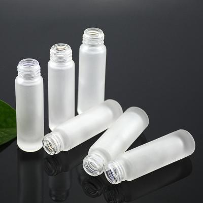 China Hot Selling Perfume 5ml 6ml 7ml 8ml 10ml Transparent Roll-on Sheath Perfume Glass Bottle Manufacturer With Customized Color for sale