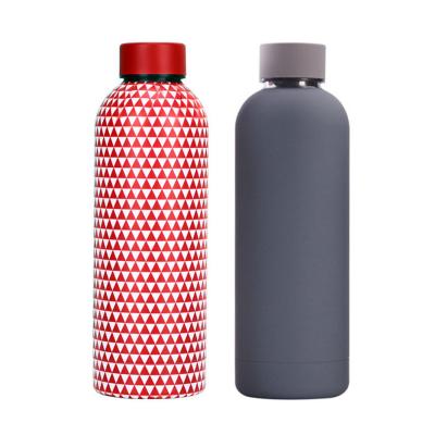 China Sustainable Double Wall Stainless Steel Sports Water Bottle Vacuum Insulated Stainless Steel Water Drink Bottle for sale