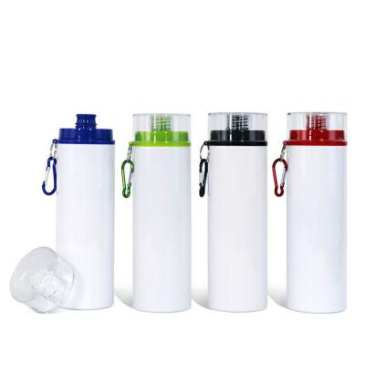 China Sustainable Sublimation Coating Empty Aluminum Sports Water Bottle for sale