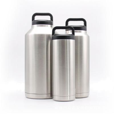 China Sustainable Double Wall Stainless Steel Vacuum Beer Bottle For Beer Shaker for sale