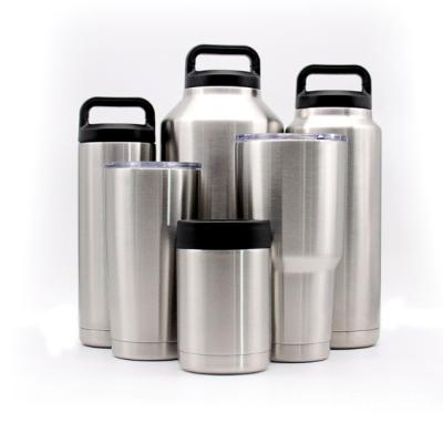 China Sustainable Double Wall Vacuum Stainless Steel Beer Shaker For Drink Flask for sale