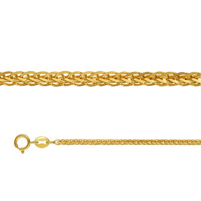 China 18K Solid Gold Real Gold Style Classic Link Chain 18K Yellow Gold Solid Gold Necklace Chains For Birthday Gift for sale