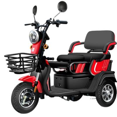 China New Arrival 3 Wheel Passenger Electric Scooter High Quality Red Tricycle Electric Scooter Tricycles For Elder for sale