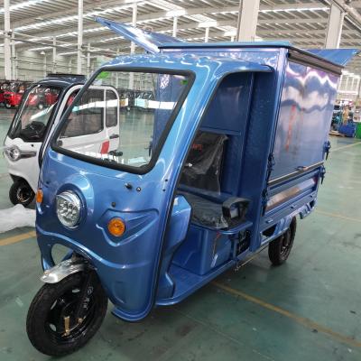 China Passenger China Made Power Fast And Strong Three Wheel Electric Closed Express Tricycle / Cargo for sale