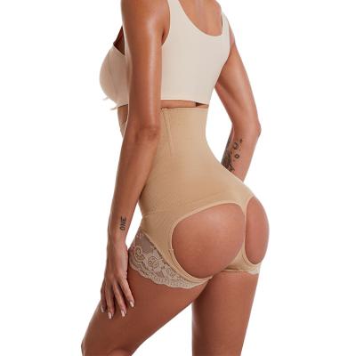 China Padded Buttocks Wholesale Custom Soft Comfortable Tummy Control Soft Comfortable Control Women Body Shaper High Waist Butt Lifter Shorts for sale