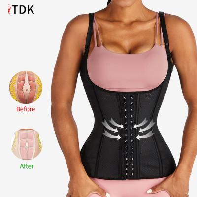 China Wholesale Women Sustainable Comfortable Outdoor Fitness Waist Trainer Sports Latex Jogging Vest Yoga Exercising for sale