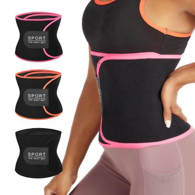 China Breathable Neoprene Women Shaper Waist Trainer Workout Compression Belt Slimming Trainer for sale