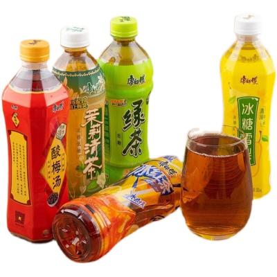 China Tea Drinks Easy-to-Drink Best-Selling Green Flavored Tea Beverages Bottled Black Rose Litchi Soft Tea Beverage for sale