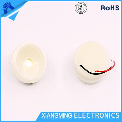 China UL1007 Factory 30MM Passive White Piezo Buzzer 9V for sale