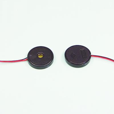 China Small Plastic Low Cost Piezo Buzzer 13*2.5MM With 10V Wire for sale