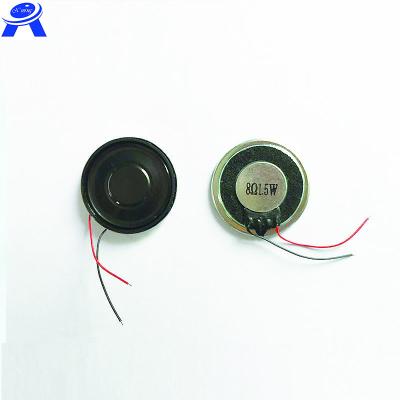 China Mini Portable Speaker 30MM Round Mylar Speaker With Wire And Connector Made In China for sale