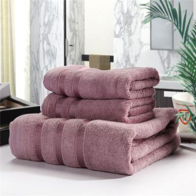 China Luxury Compressed Cotton 6 Piece Bath Towel Gift Set-2 Bathtowel 2 Face Towel 2 Combed Hand Towel for sale