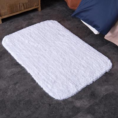 China 100% Cotton Canvas Sustainable Bath Hotel Mat Soft Towel Rug Anti-Slip Bathroom Mat for sale