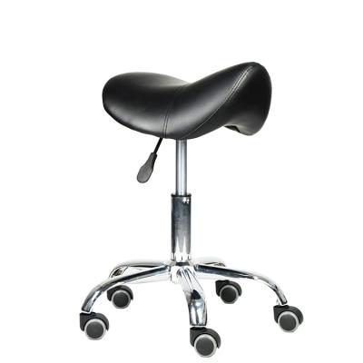 China Modern Hot Selling Special Chair For Beauty Salon Seat Hairdresser Ergonomic Swivel Saddle Rotary Adjustable High Stool Chair for sale