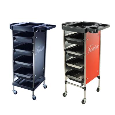 China New Modern Multifunctional Hairdressing Trolley Hairdressing and Beauty Tool Car Salon Trolley Stand Trolley Cart Salon for sale