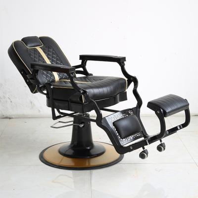 China Modern European-style lifting and rotating fashionable and comfortable can put down hairdressing and hairdressing chair for sale