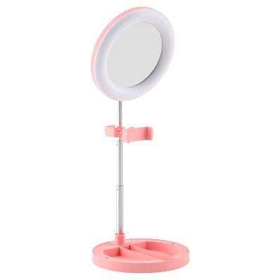 China ABS+ Aluminum Alloy + HOT Sale Aluminum Portable LED Ring Light Selfie Stick Flexible Selfie Stick Photography Makeup Selfie Stick Mobile Phone Substrate Aluminum for sale