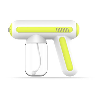 China ABS K5 Smart Nano Atomizer Spray Gun Handheld Cordless Atomizer Fogging Machine Disinfectan Blue Light Nano Spray Gun for sale